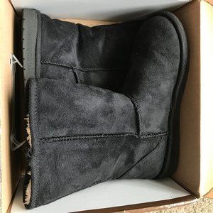 9-inch Microfiber DAWGS boots size 6 Black